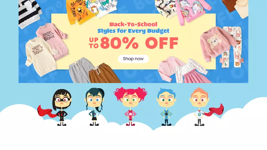 back to school upto 50% off
