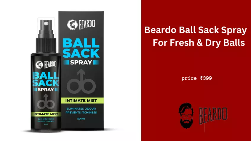 beardo ball sack spray