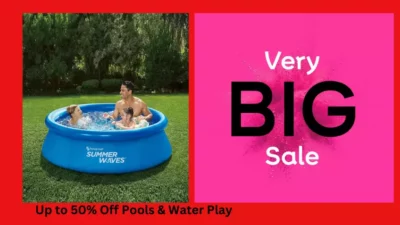 upto 50% off in water play poool